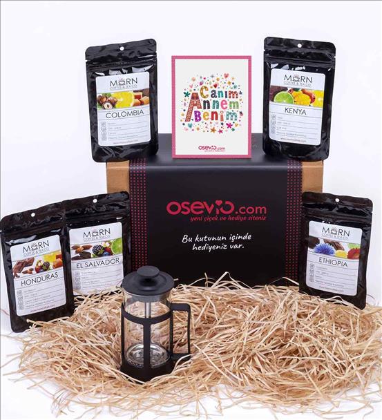 Canım Annem Dünya Kahveleri Hediye Kutusu - Osevio.com
